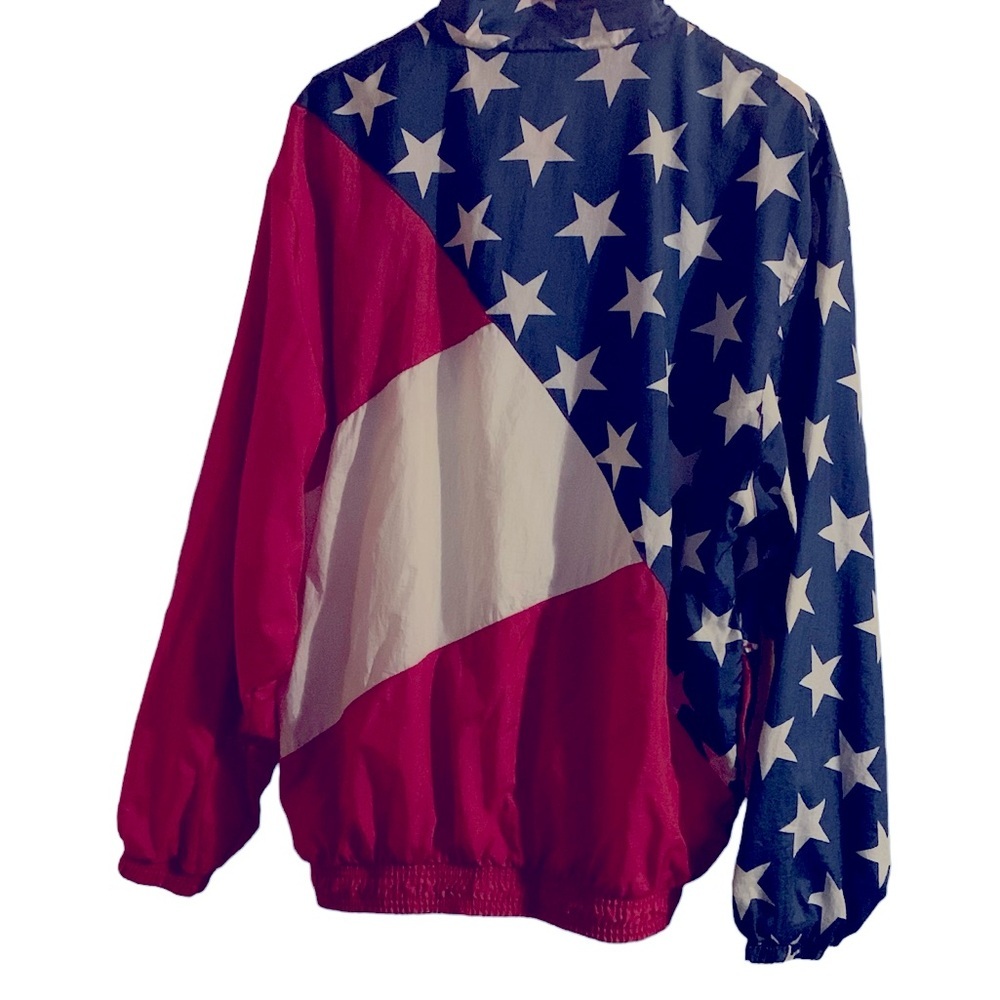 VINTAGE TRACK 1990s STARTER USA OLYMPIC TEAM WINDBREAKER size medium JACKET. - Picture 3 of 7
